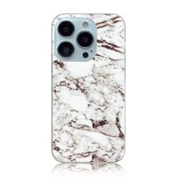 Marble TPU Marble Stone Hülle für iPhone 13 Pro Max - Weiss