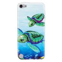 TPU-Hülle für iPod Touch 5, 6 und 7 - blau und grün