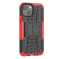 Stossfestes TPU mit stabiler Hülle für iPhone 13 mini - rot und schwarz