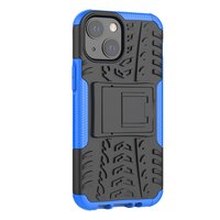 Stossfestes TPU mit stabiler Hülle für iPhone 13 mini - blau und schwarz