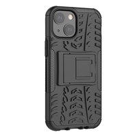 Stossfestes TPU mit stabiler Hülle für iPhone 13 mini - schwarz