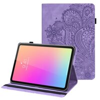 Peachy Wallet Bookcase Kunstlederhülle für iPad mini 6 - Lila