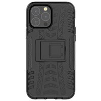 Stossfestes TPU mit stabiler Hülle für iPhone 13 Pro Max - schwarz