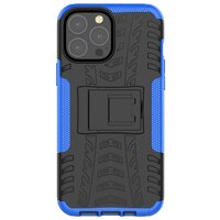 Stossfestes TPU mit stabiler Hülle für iPhone 13 Pro Max - blau und schwarz