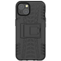 Stossfestes TPU mit stabiler Hülle für iPhone 13 - schwarz