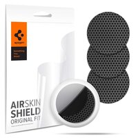 Spigen AirSkin Shield (4er Pack) Folien-Displayschutzfolie für Apple AirTag - Schwarz