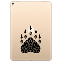Just in Case Slim TPU a Bear Claw Cover für iPad 10.2 (2019 2020 2021) - transparent