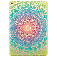 Just in Case Slim TPU Mandala Cover für iPad 10.2 (2019 2020 2021) - Transparent