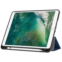 Just in Case Smart Tri-Fold Kunstlederhülle für iPad 9.7 (2017 2018) - Blau