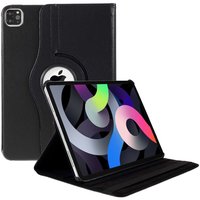 Just in Case Rotating 360 Kunstlederhülle für iPad Air 4 10.9 2020 & iPad Air 5 2022 - Schwarz