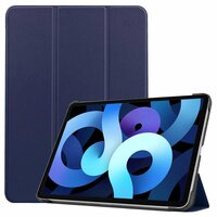 Just in Case Smart Tri-Fold Kunstlederhülle für iPad Air 4 10.9 2020 & iPad Air 5 2022 - Blau