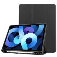 Just in Case Smart Tri-Fold Hülle für iPad Air 4 10.9 2020 & iPad Air 5 2022 Stifthalter - Schwarz