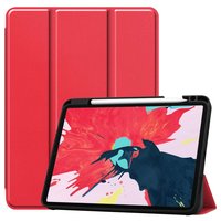 Just in Case Smart Tri-Fold Kunstlederhülle für iPad Pro 11 (2018 2020 2021) Stifthalter - Rot