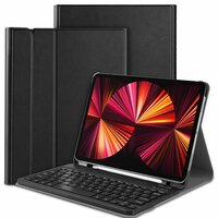 Just in Case Premium Bluetooth Tastatur QWERTY Hülle iPad Pro 11 (2018 2020 2021 2022) - Schwarz