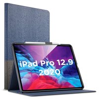 ESR Simplicity Holder Kunstlederhülle für iPad Pro 12.9 (2020) - Blau & Schwarz