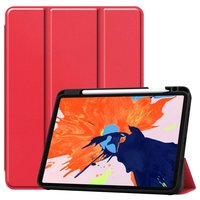 Just in Case Smart Tri-Fold Kunstlederhülle für iPad Pro 12.9 (2020) - Rot