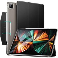 ESR Ascend Trifold vegane Ledertasche für iPad Pro 12.9 (2021 2022) - schwarz