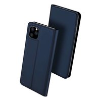 DUX DUCIS Geldbörse Kunstleder Hülle für iPhone 11 Pro Max - Blau