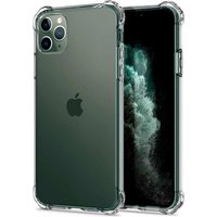 Spigen Rugged Armor PU Air Cushion Hülle für iPhone 11 Pro Max - Transparent