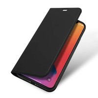 DUX DUCIS Slimline Geldbörse Kunstlederhülle für iPhone 12 Pro Max - Schwarz