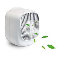Just in Case Tragbarer Mini-USB-Desktop-Luftkühler Luftkühler Lüfter - Weiss