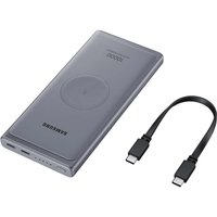 Samsung Wireless Qi Charging Wireless Charging Power Bank USB-C 10000 mAh - Silber