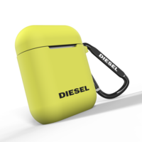 Diesel Silikon Silikonhülle für AirPods 1 und 2 - Gelb