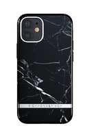 Richmond & Finch Black Marble Solid Marble Hülle für iPhone 12 Mini - Schwarz