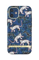 Richmond & Finch Blue Leopard Solid Leopard Hülle für iPhone 12 Mini - Blau