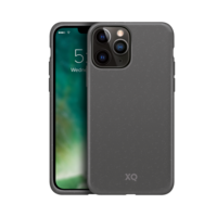 Xqisit Eco Flex Anti Bac Biologisch abbaubare Hülle für iPhone 13 Pro - Grau