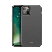 Xqisit Eco Flex Anti Bac Biologisch abbaubare Hülle für iPhone 13 - Grau