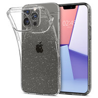 Spigen Liquid Crystal Glitter TPU Air Cushion Hülle für iPhone 13 Pro - Transparent