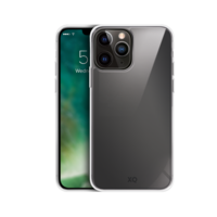 Xqisit Phantom Glas Anti Bac TPU und Tempered Glass Case für iPhone 13 Pro Max - Transparent