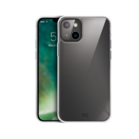Xqisit Phantom Glas Anti Bac TPU und Tempered Glass Case für iPhone 13 mini - Transparent