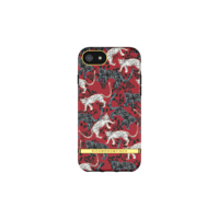 Richmond & Finch Samba Red Leopard Leopard Hülle für iPhone 6 6s 7 8 und SE 2020 SE 2022 - Rot
