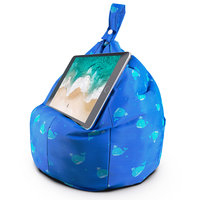 Planet Buddies Wal Tablet Kissenständer Sitzsack iPad Halter - Blau