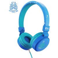 Planet Buddies Wal-Kopfhörer Kinder faltbare Kopfhörer Kopfhörerbuchse Aux - Blau
