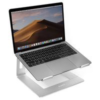 Laut Laptopständer Halter Aluminium Notebookständer Schreibtisch - Silberfarben