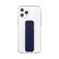 CLCKR Gripcase Clear PU und TPU Hülle für iPhone 12 Pro Max - blau