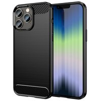 Carbon Armor TPU Hülle für iPhone 14 Pro - schwarz