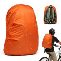 Universal-Regenschutz-Rucksacktasche wasserdicht - Orange