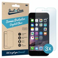 Just in Case Displayschutzfolie 3er Pack für iPhone 6 / 6s - Schutzfolie