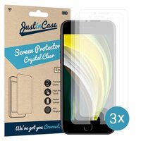 Just in Case Displayschutzfolie 3er Pack für iPhone SE 2020 und iPhone SE 2022 - Schutzfolie