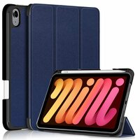 Just in Case Trifold Case With Pen Slot Cover für iPad mini 6 - blau