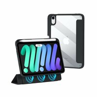 Just in Case Trifold Stand Case mit Pen Slot Cover für iPad mini 6 - schwarz