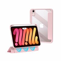 Just in Case Trifold Stand Case With Pen Slot Cover für iPad mini 6 - Pink