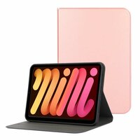 Just in Case Buchhülle aus PU-Leder für iPad mini 6 - rosa