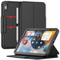 Just in Case Multi Hybrid Book Case Hülle für iPad mini 6 - schwarz