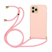 Just in Case Weiche TPU-Hülle mit Kordelzug für iPhone 12 mini - pink