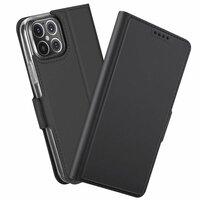 Just in Case Wallet Case Slimline Hülle für iPhone 12 mini - schwarz